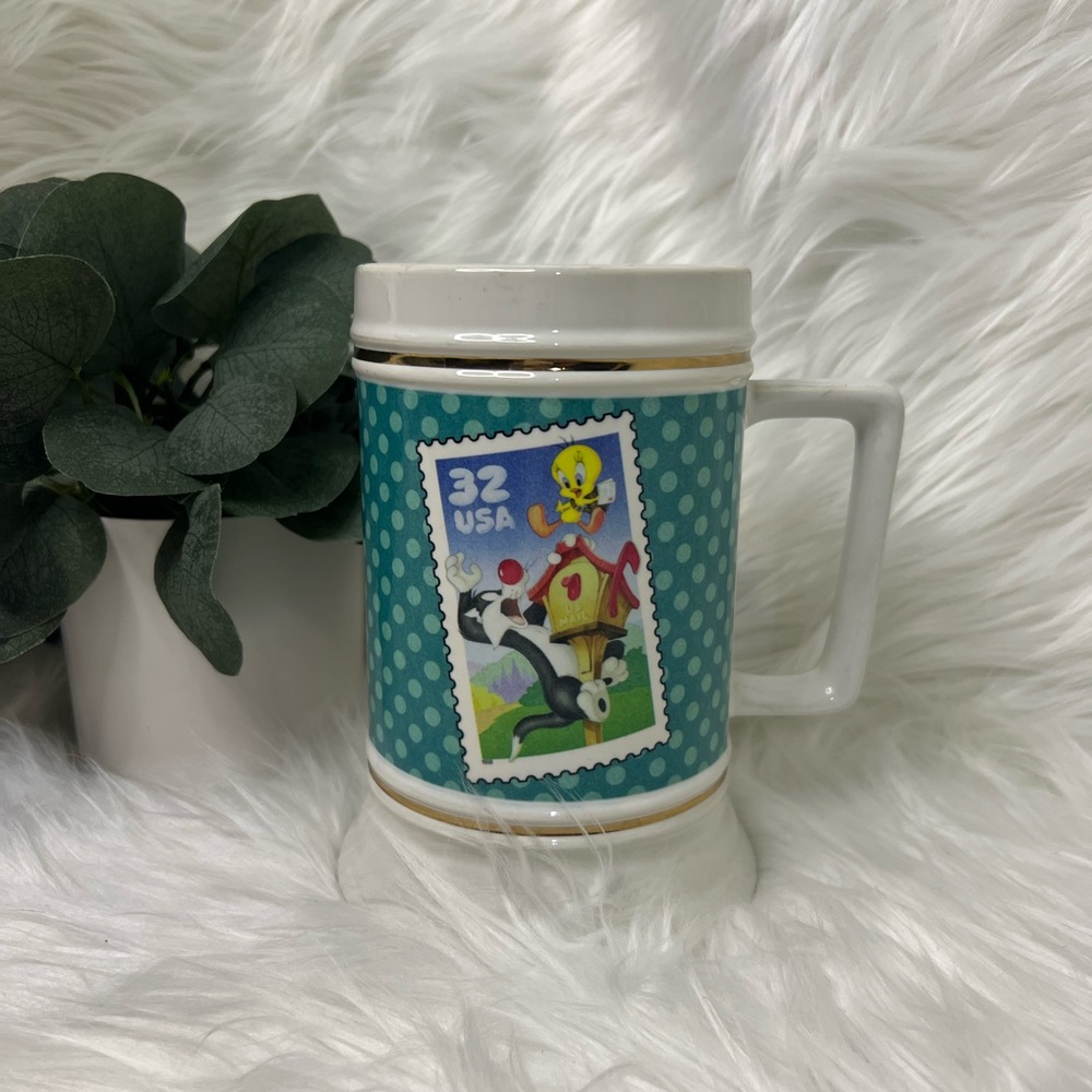 1998 Warner Bros. Looney Tunes Stamp stein